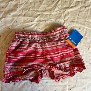 Columbia Girl Shorts XS new NWT Pink